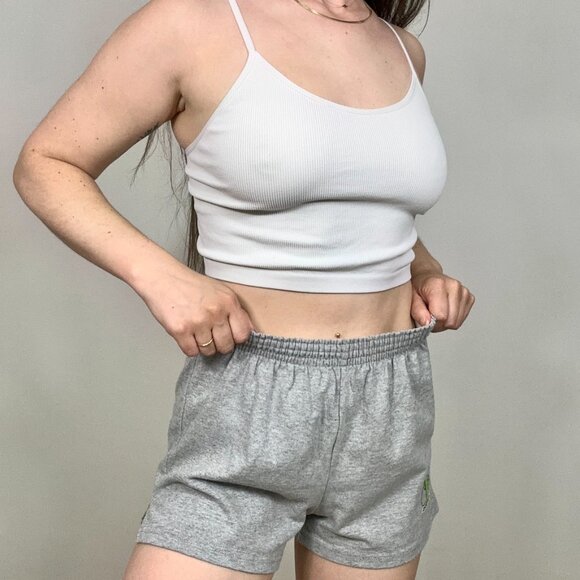 Bozzolo White Ribbed Cropped Top - Picture 3 of 8